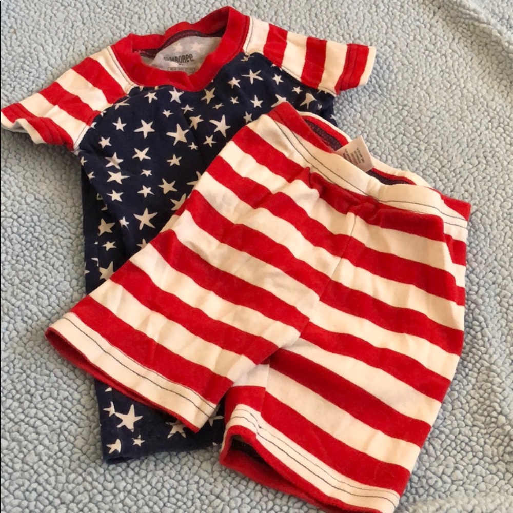 2T Gymboree 4th of July pajamas